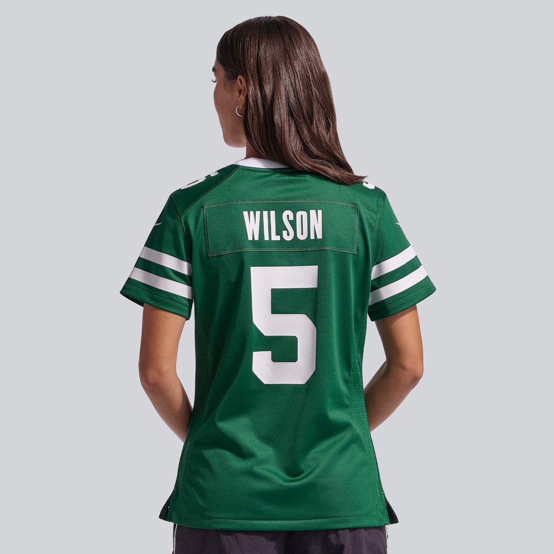 Garrett Wilson New York Jets Women's Game Jersey - Legacy Green
