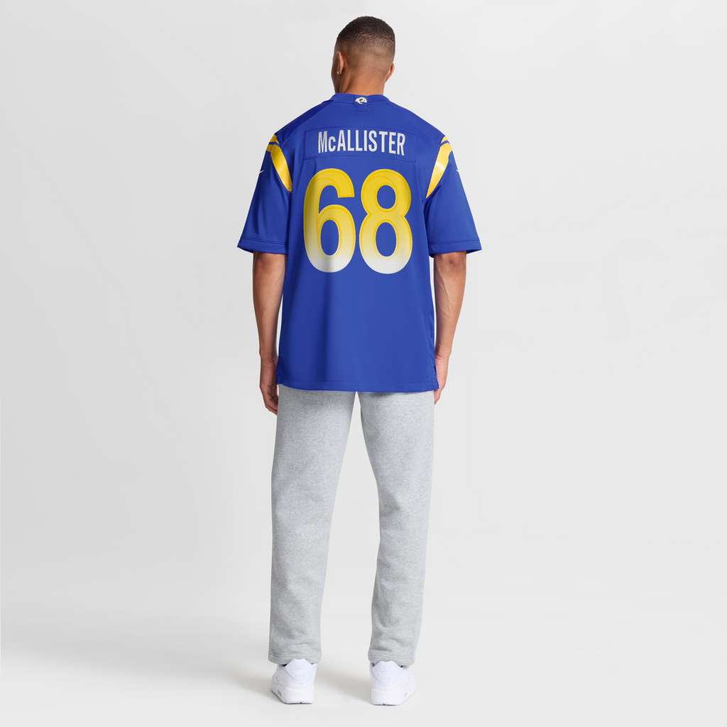 Mike McAllister Los Angeles Rams Home Game Jersey - Royal