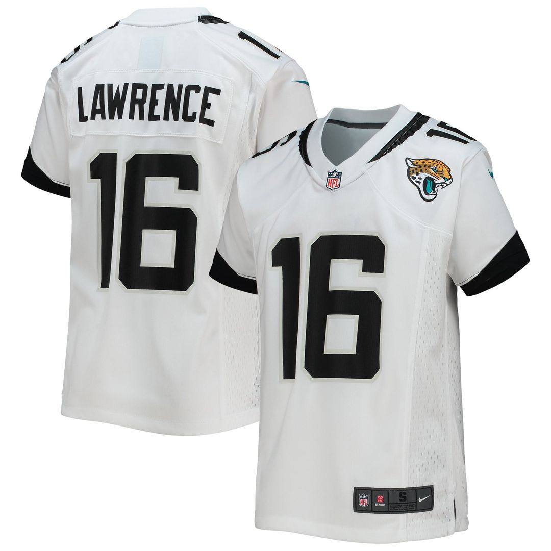 Trevor Lawrence Jacksonville Jaguars Youth Game Jersey - Teal