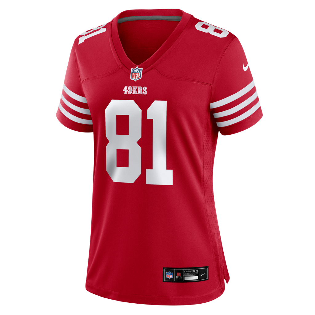 Wesley Grimes San Francisco 49ers Women's Team Game Jersey - Scarlet