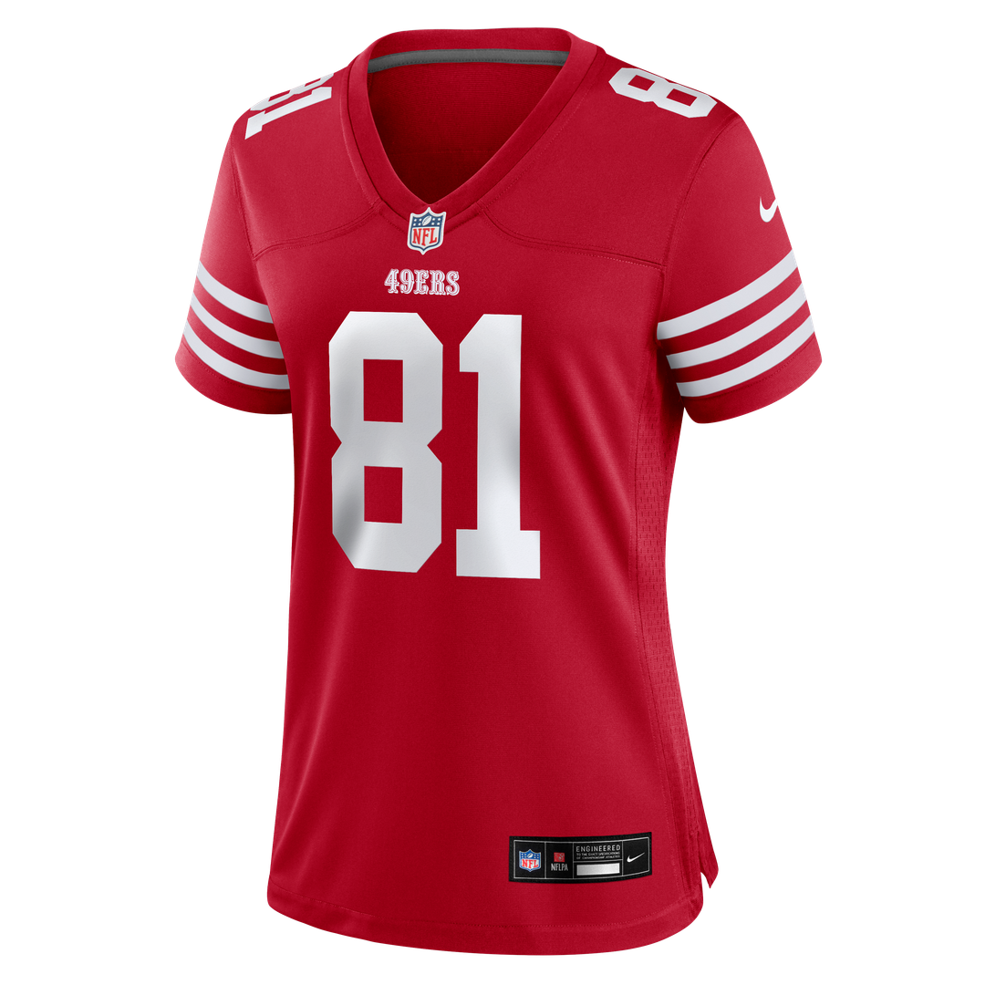 Wesley Grimes San Francisco 49ers Women's Team Game Jersey - Scarlet