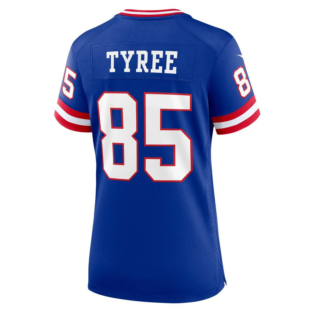 David Tyree New York Giants Women's Classic Retired Player Game Jersey - Royal