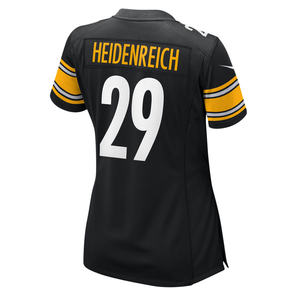 Eli Heidenreich Pittsburgh Steelers Women's Team Game Jersey - Black