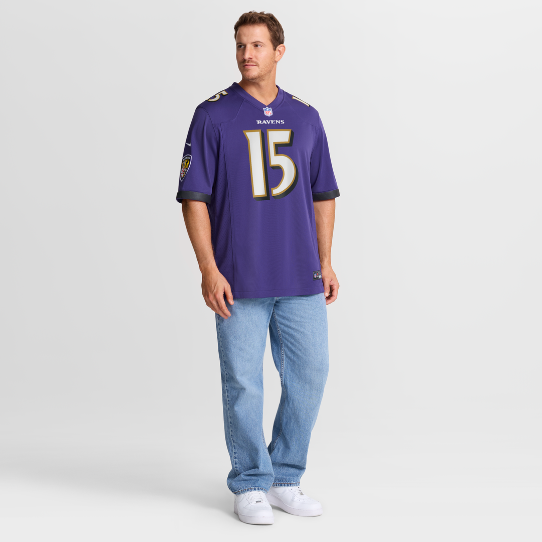 Cooper Rush Baltimore Ravens Team Game Jersey - Purple