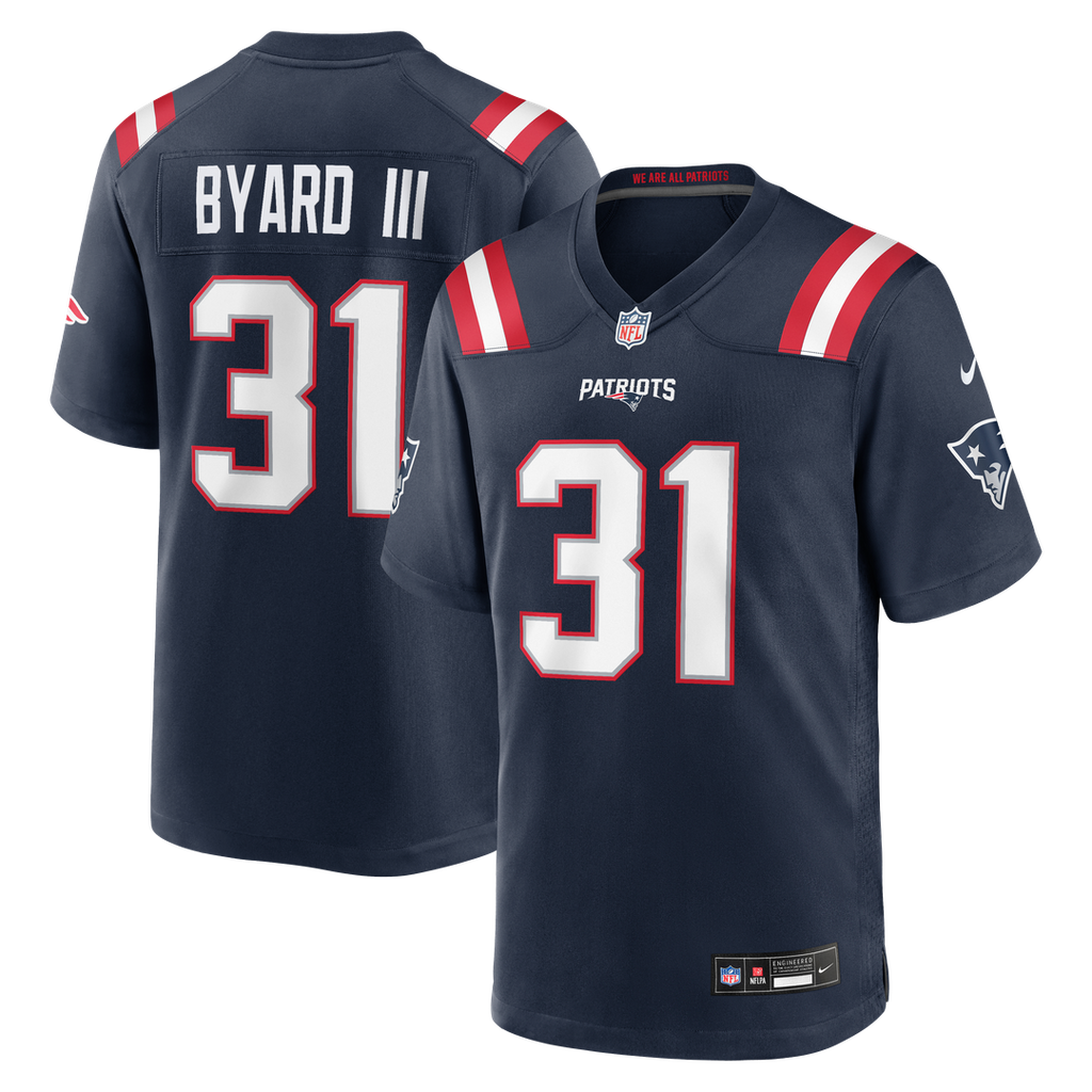 Kevin Byard III New England Patriots Team Game Jersey - Navy