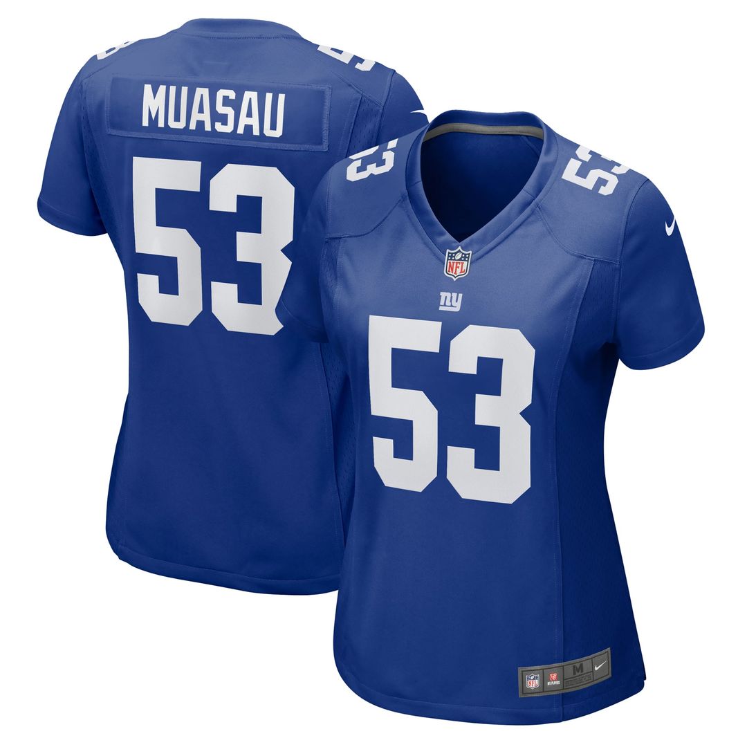 Darius Muasau New York Giants Women's Game Jersey - Royal