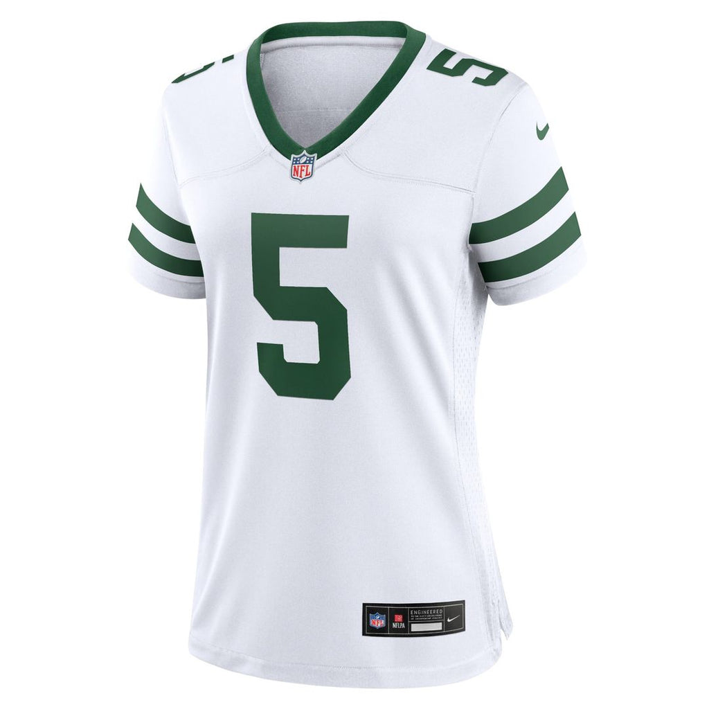 Garrett Wilson New York Jets Women's Game Jersey - Legacy Green