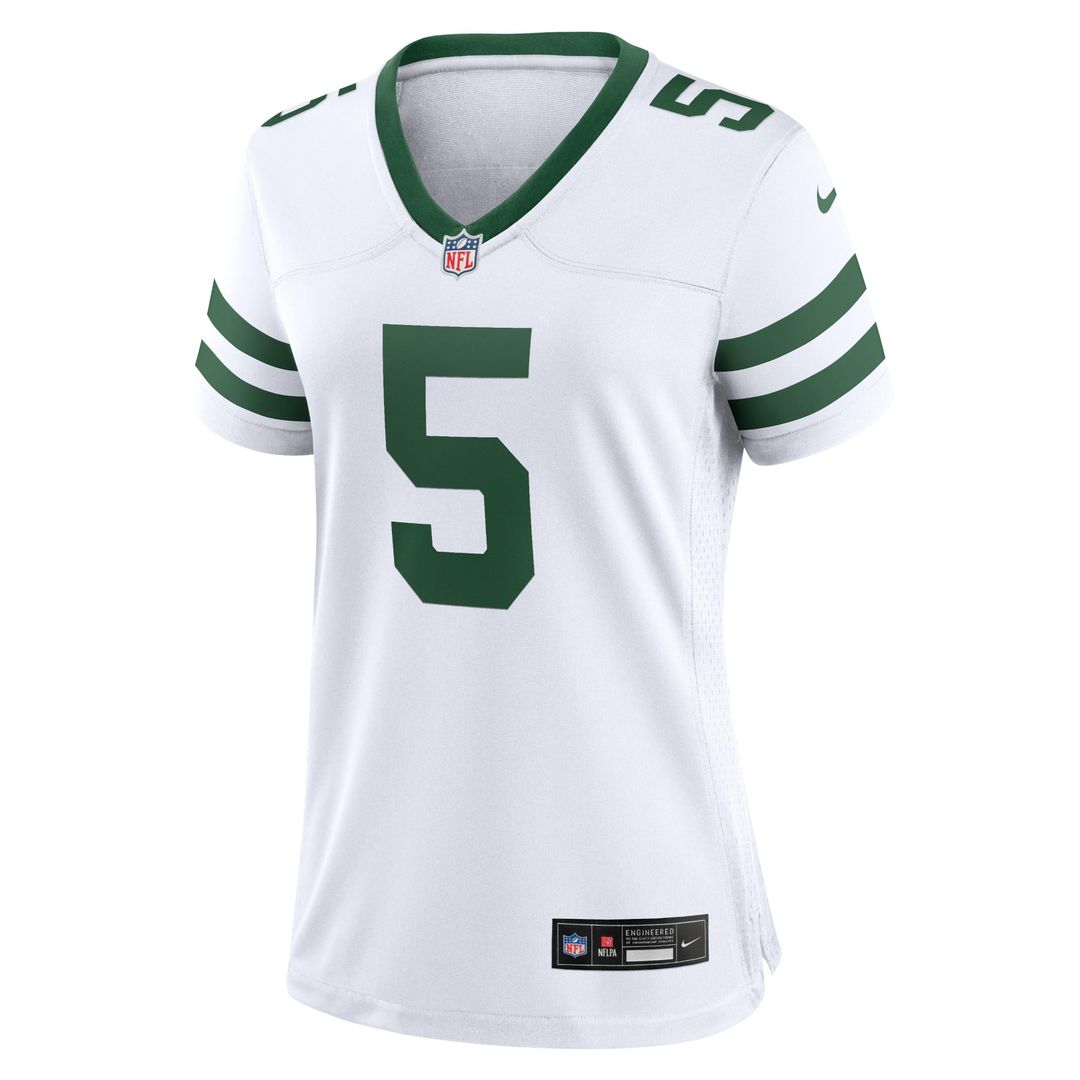 Garrett Wilson New York Jets Women's Game Jersey - Legacy Green