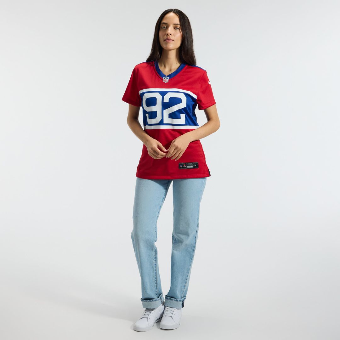 Michael Strahan New York Giants Women's Alternate Retired Player Game Jersey - Century Red