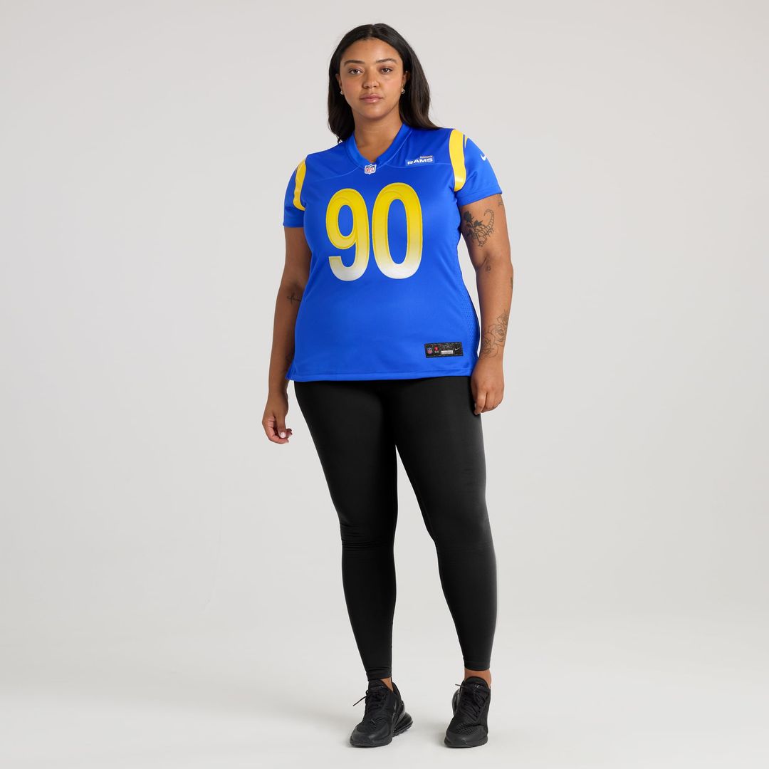Tyler Davis Los Angeles Rams Women's Game Jersey - Royal