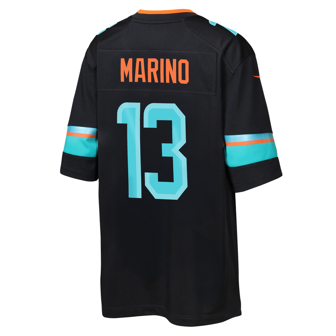 Dan Marino Miami Dolphins Youth Rivalries Collection Game Jersey - Pitch Blue