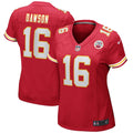 Len Dawson Kansas City Chiefs Women's Game Retired Player Jersey - Red