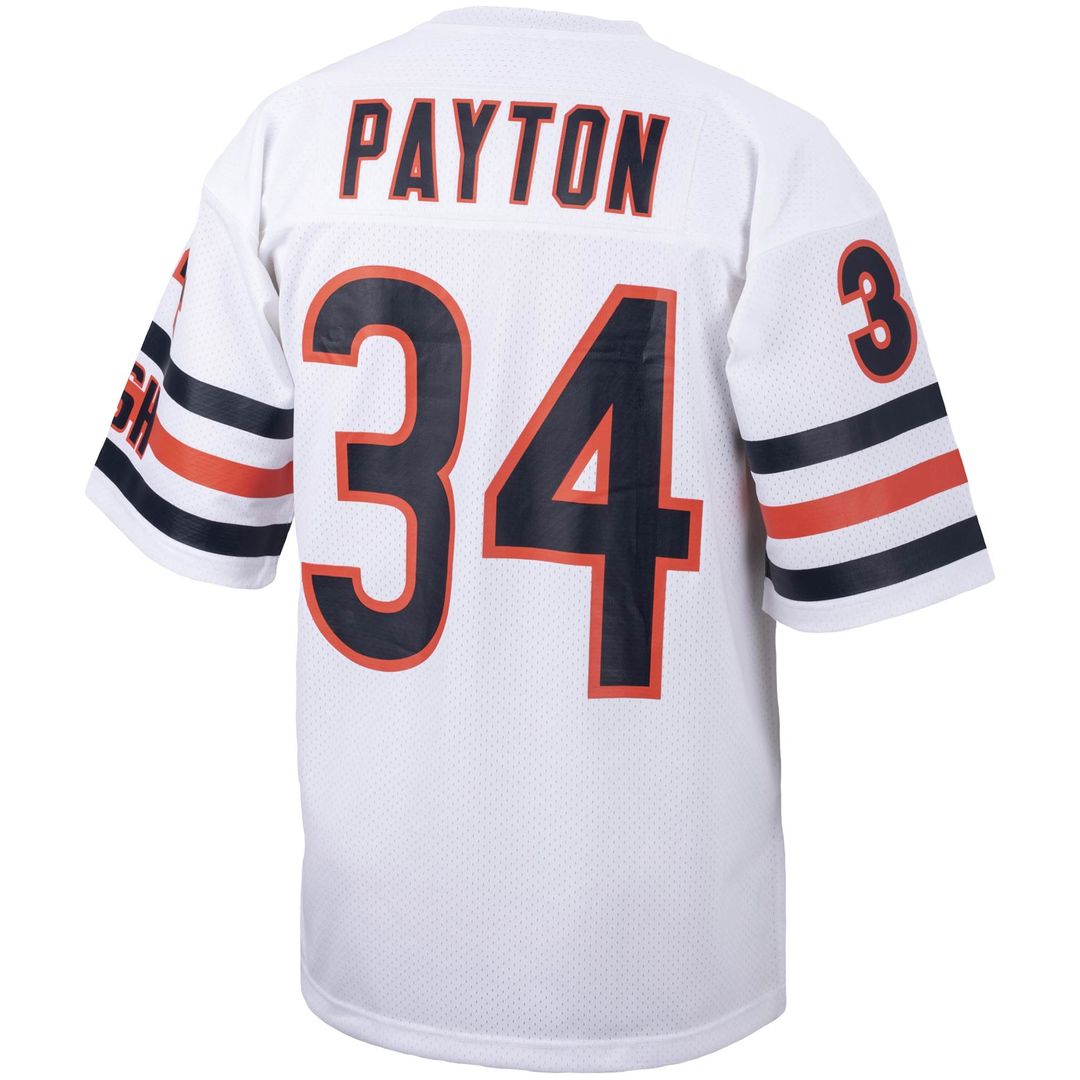 Walter Payton Chicago Bears 1985 Authentic Throwback Retired Player Jersey - White