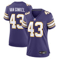 Andrew Van Ginkel Minnesota Vikings Women's Alternate Game Jersey - Purple