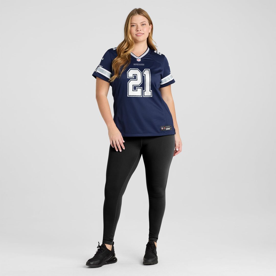 Deion Sanders Dallas Cowboys Women's Team Retired Player Game Jersey - Navy