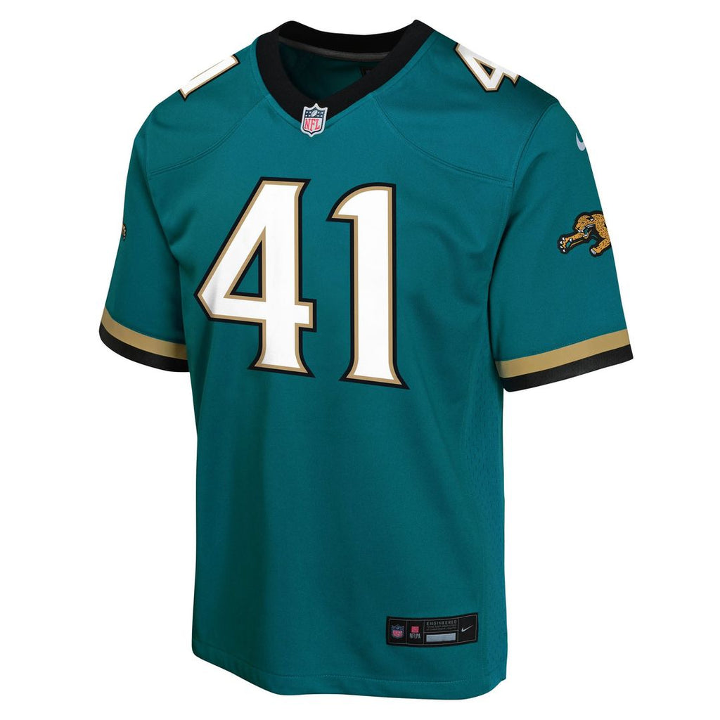Josh Hines - Allen Jacksonville Jaguars Youth Alternate 2 Prowler Throwback Game Jersey - Teal