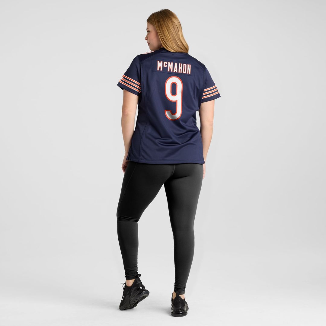Jim McMahon Chicago Bears Women's Game Retired Player Jersey - Navy