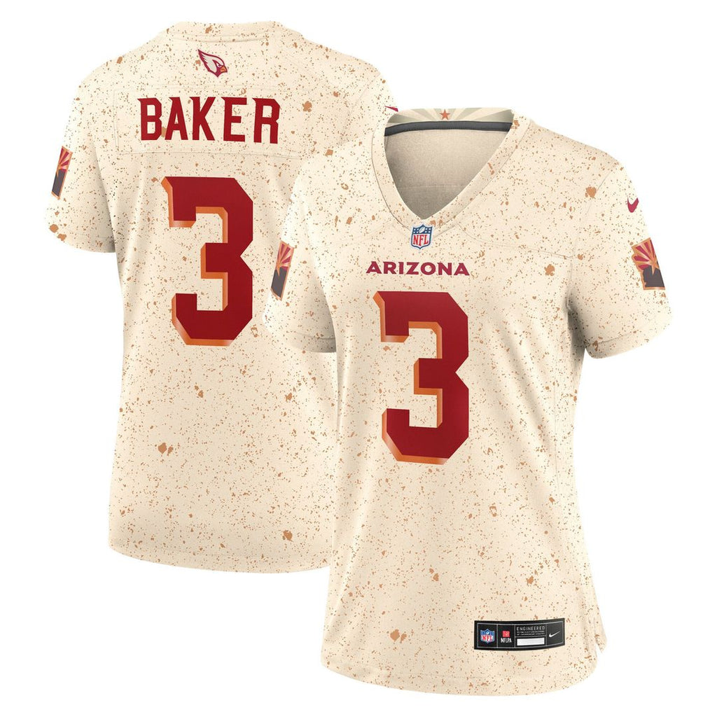 Budda Baker Arizona Cardinals Women's Rivalries Collection Game Jersey - Natural
