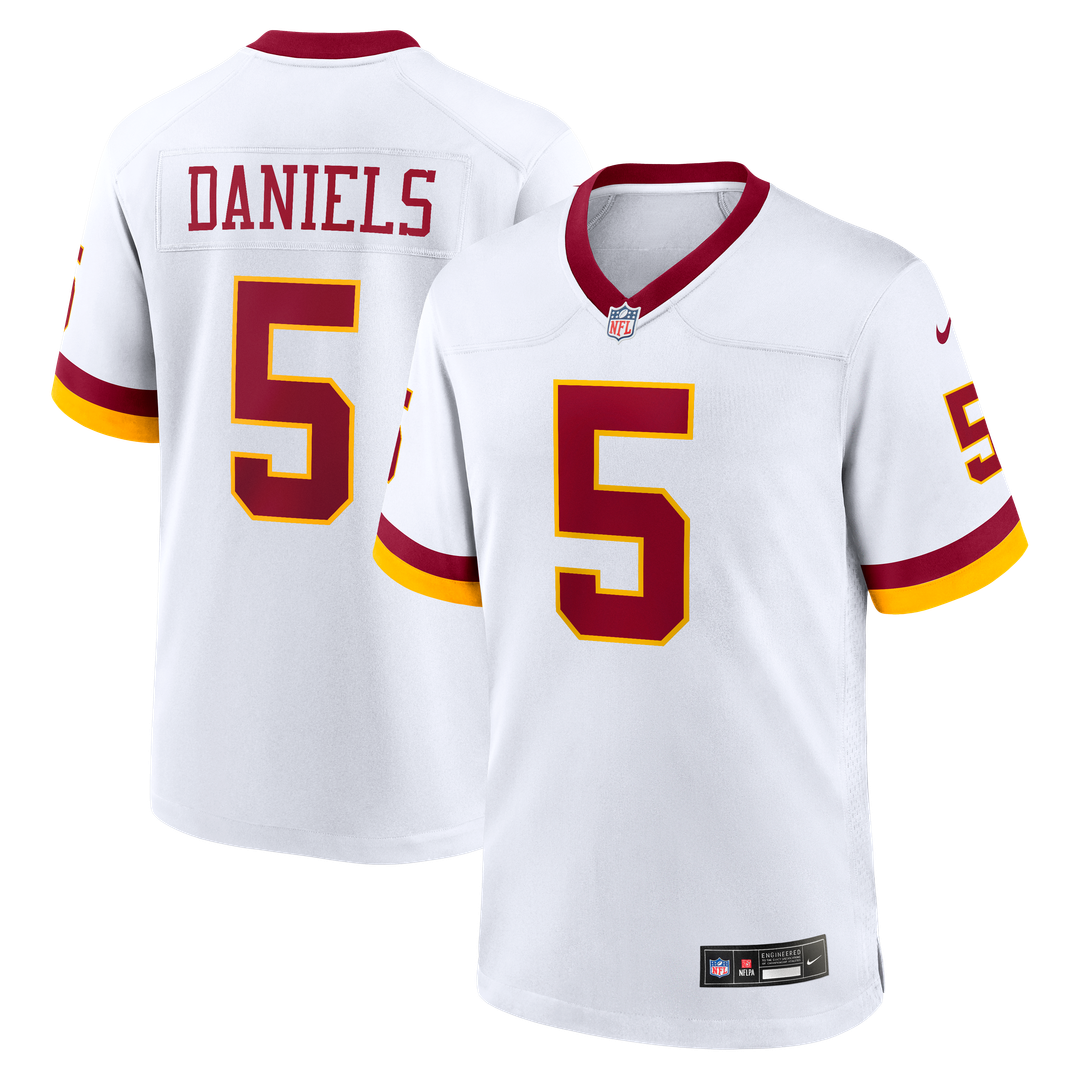 Jayden Daniels Washington Commanders Game Super Bowl Era Jersey - White