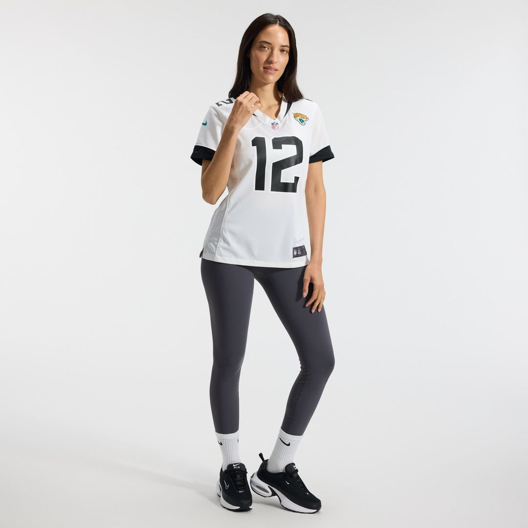 Travis Hunter Jacksonville Jaguars Women's Game Jersey - White