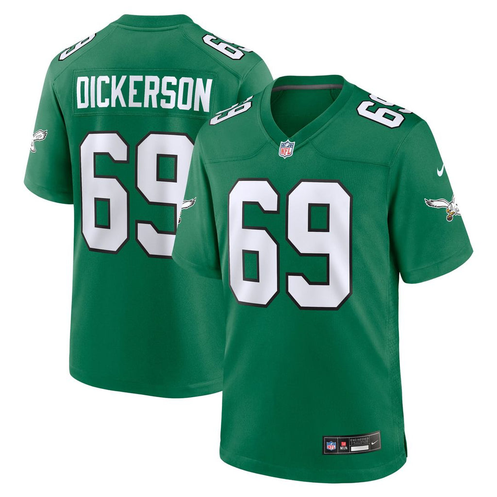 Landon Dickerson Philadelphia Eagles Alternate Game Jersey - Kelly Green