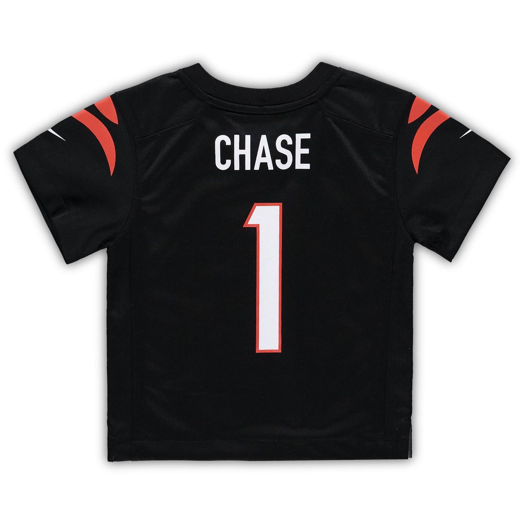 Ja'Marr Chase Cincinnati Bengals Toddler Game Jersey - Black