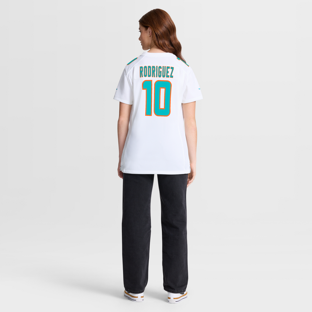 Jacob Rodriguez Miami Dolphins Women's Team Game Jersey - Aqua