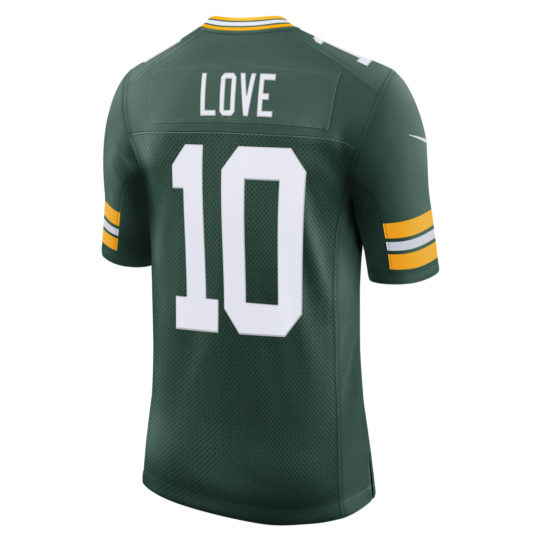 Jordan Love Green Bay Packers Vapor Untouchable Stitched Limited Jersey - Green