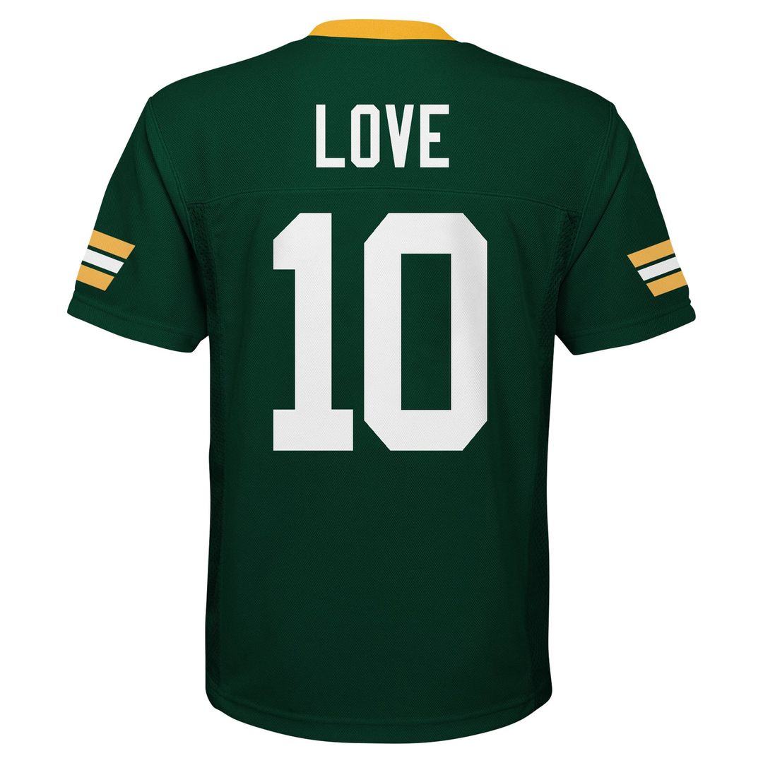 Jordan Love Green Bay Packers Youth Replica Jersey - Green