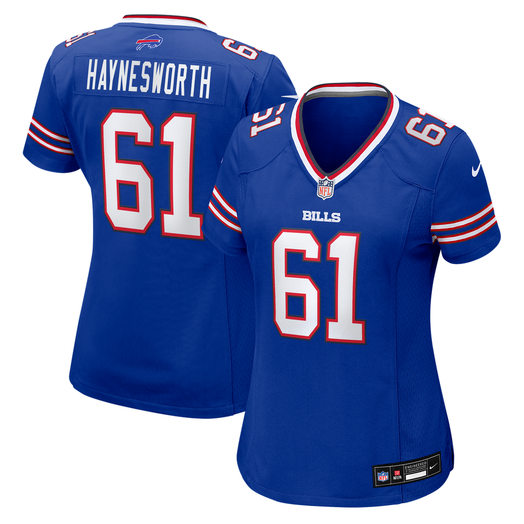 Sincere Haynesworth Buffalo Bills Women's Team Game Jersey - Royal