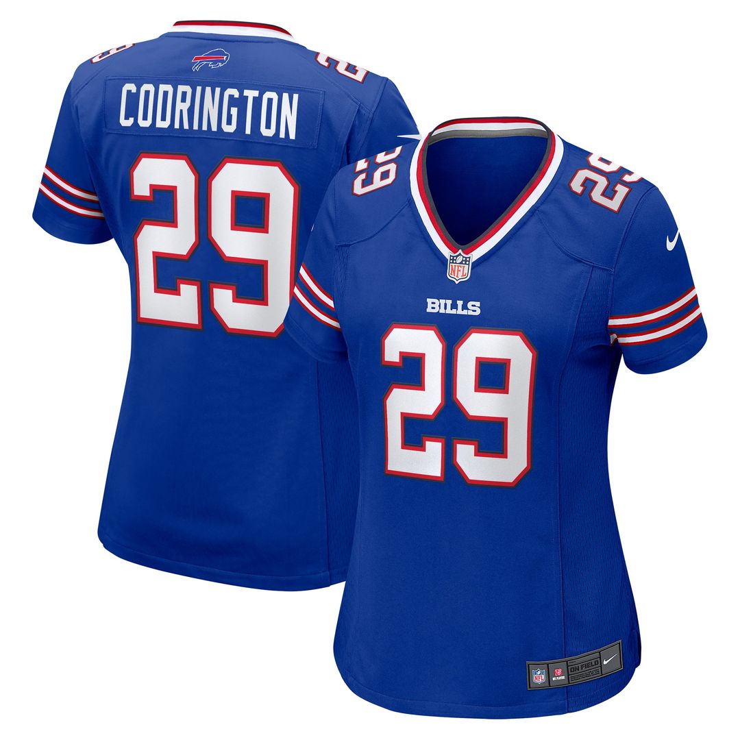 Brandon Codrington Buffalo Bills Women's Game Jersey - Royal