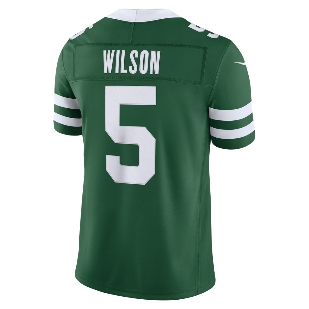 Garrett Wilson New York Jets Team Vapor F.U.S.E. Stitched Limited Jersey - Legacy Green