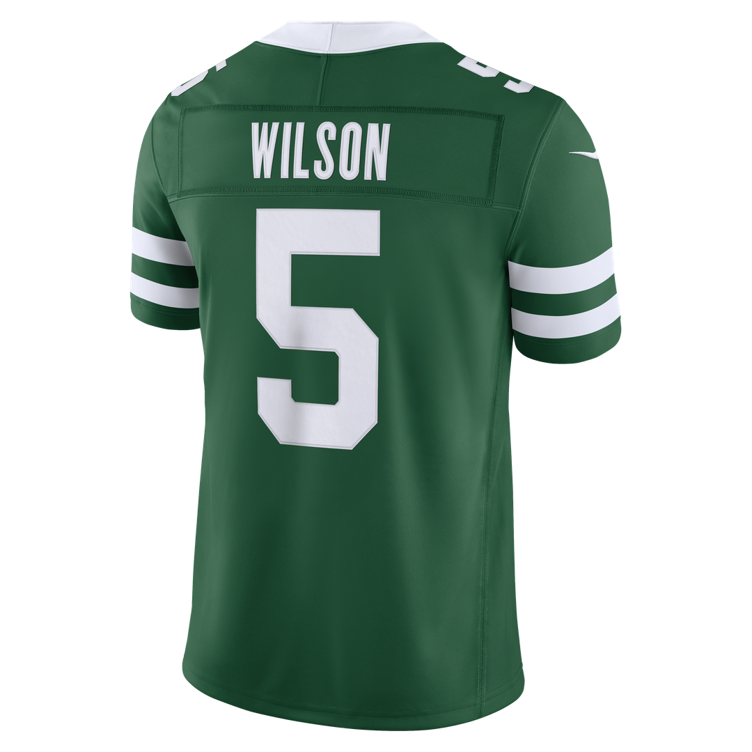 Garrett Wilson New York Jets Team Vapor F.U.S.E. Stitched Limited Jersey - Legacy Green
