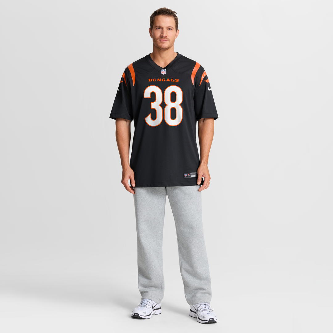 DJ Ivey Cincinnati Bengals Team Game Jersey - Black