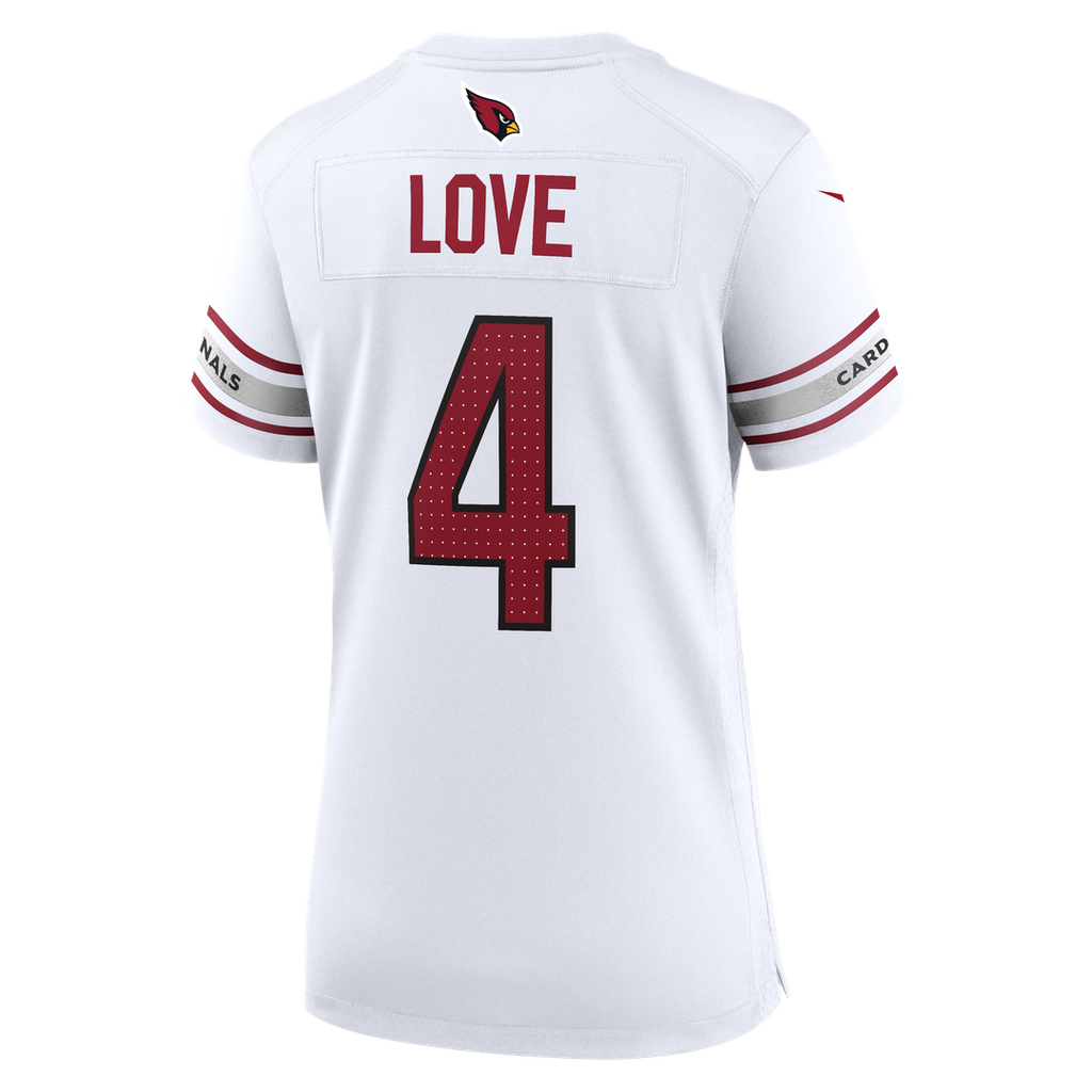 Jeremiyah Love Arizona Cardinals Women's Game Jersey - White