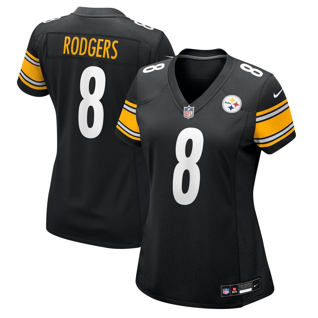 Aaron Rodgers Pittsburgh Steelers Women's Alternate 1933 Throwback Game Jersey - Gold