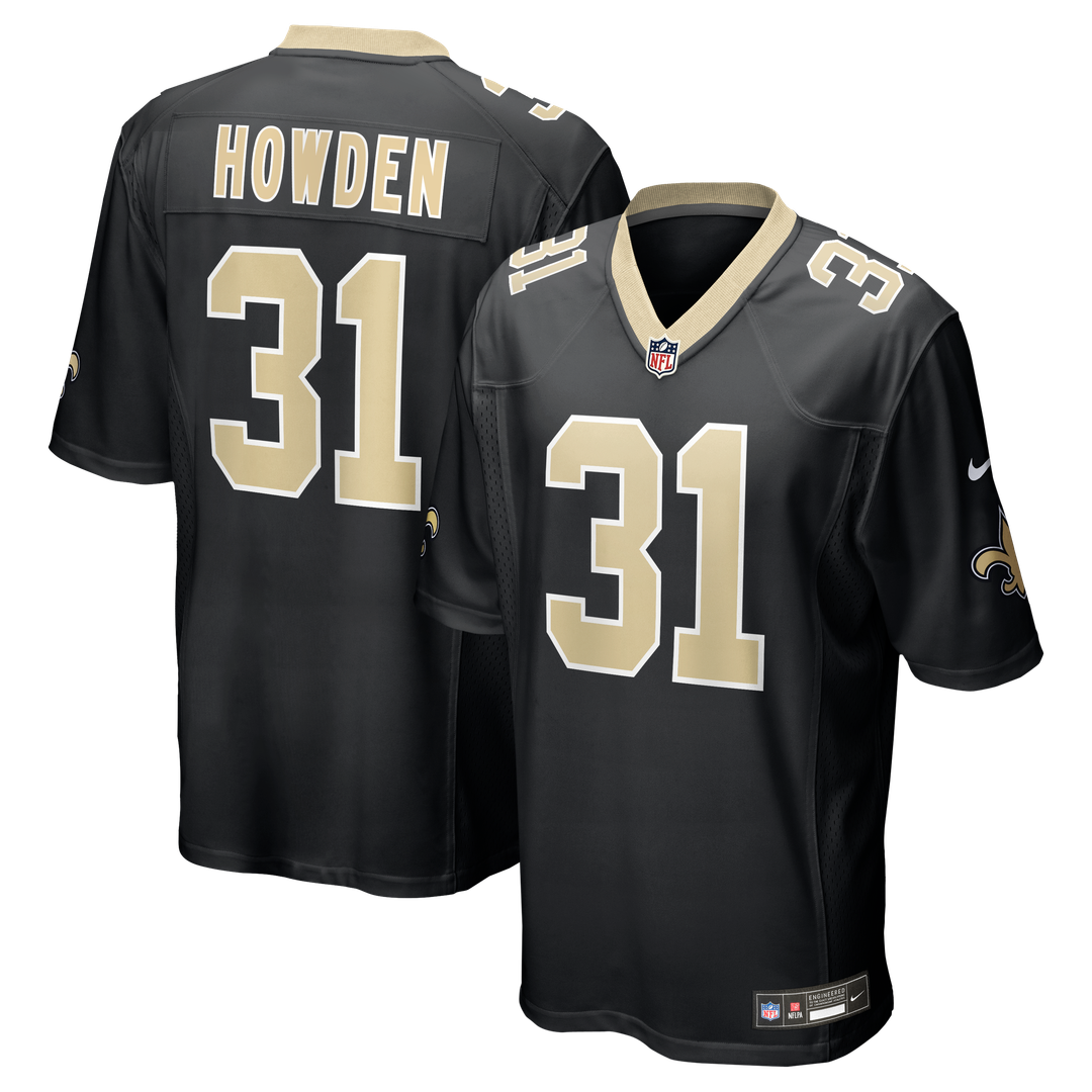 Jordan Howden New Orleans Saints Team Game Jersey - Black