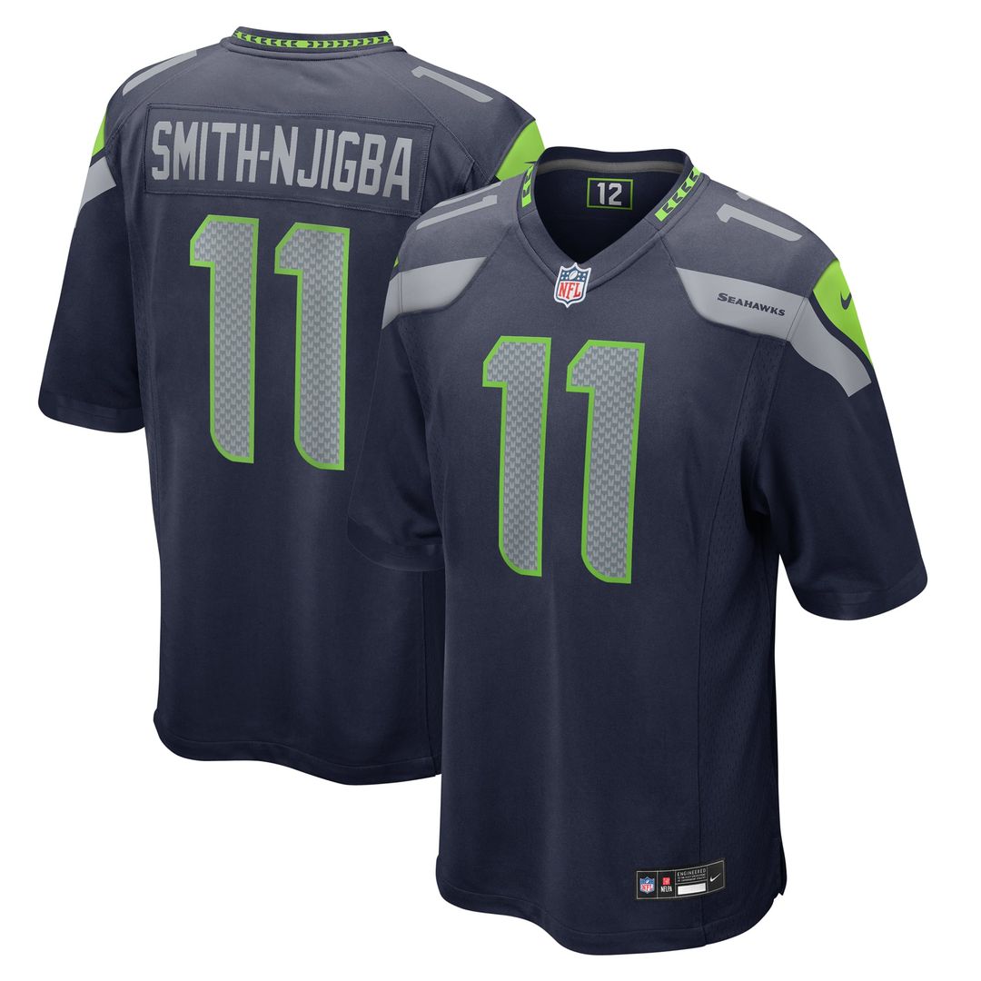 Jaxon Smith - Njigba Seattle Seahawks Game Jersey - White