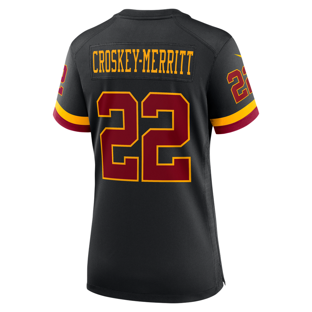 Jacory Croskey - Merritt Washington Commanders Women's Game Super Bowl Era Jersey - White