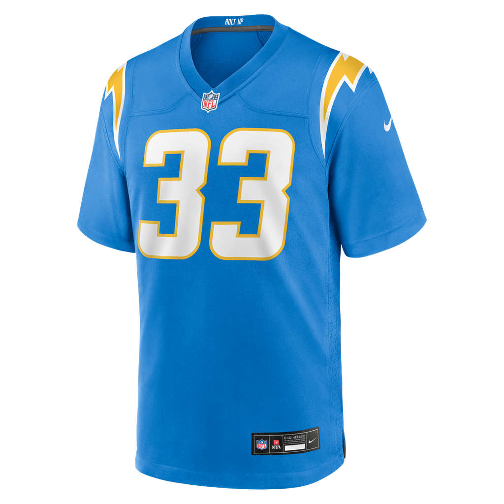Deane Leonard Los Angeles Chargers Game Player Jersey - Powder Blue