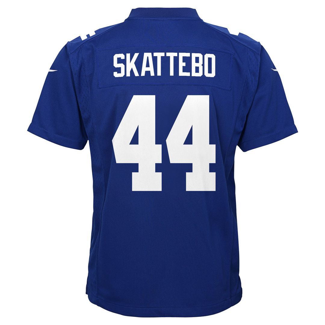 Cam Skattebo New York Giants Youth Team Game Jersey - Royal