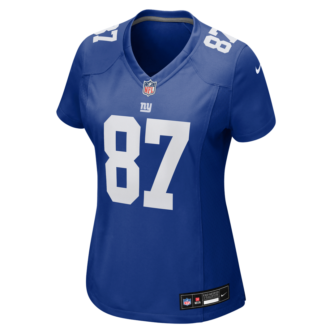 Braxton Berrios New York Giants Women's Team Game Jersey - Royal