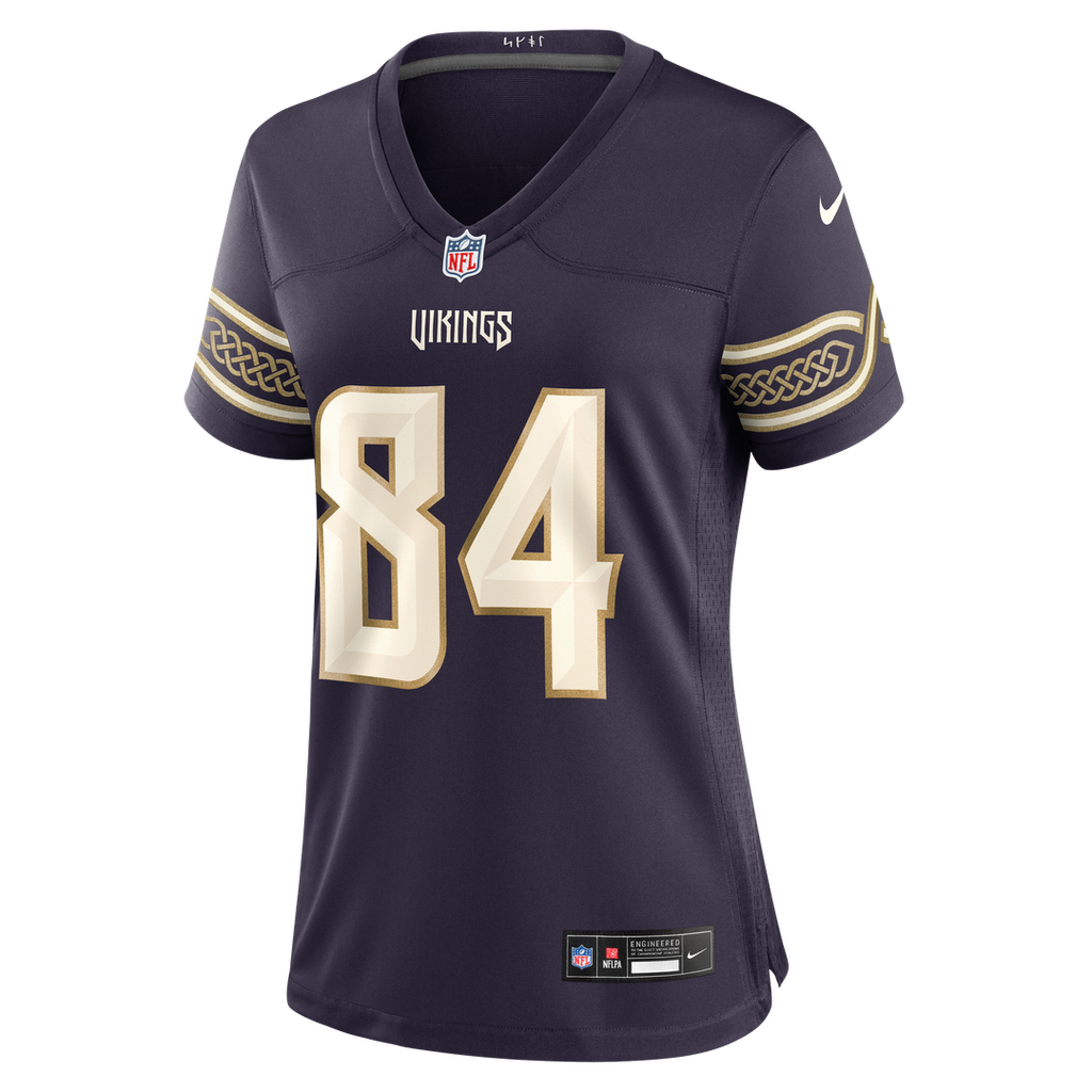 Randy Moss Minnesota Vikings Women's 2026 Rivalries Collection Game Jersey - Purple