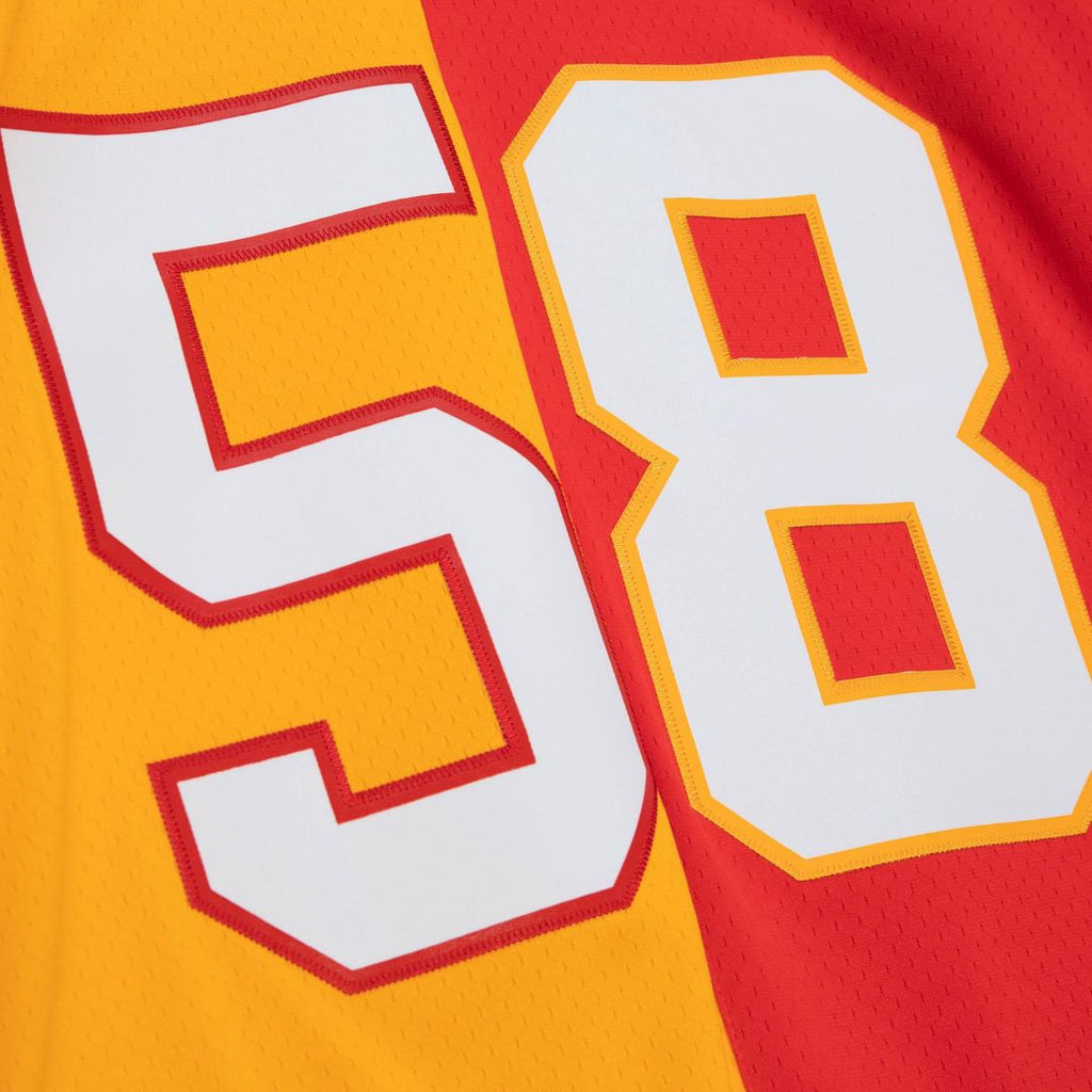 Derrick Thomas Kansas City Chiefs 1994 Split Legacy Replica Jersey - Red/Gold