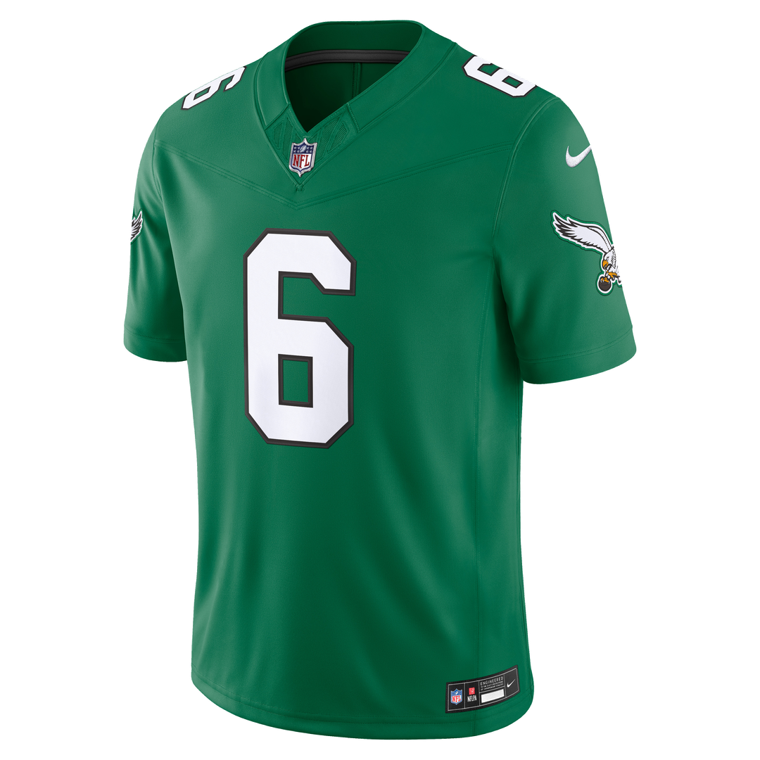 DeVonta Smith Philadelphia Eagles Alternate Vapor F.U.S.E. Stitched Limited Jersey - Black