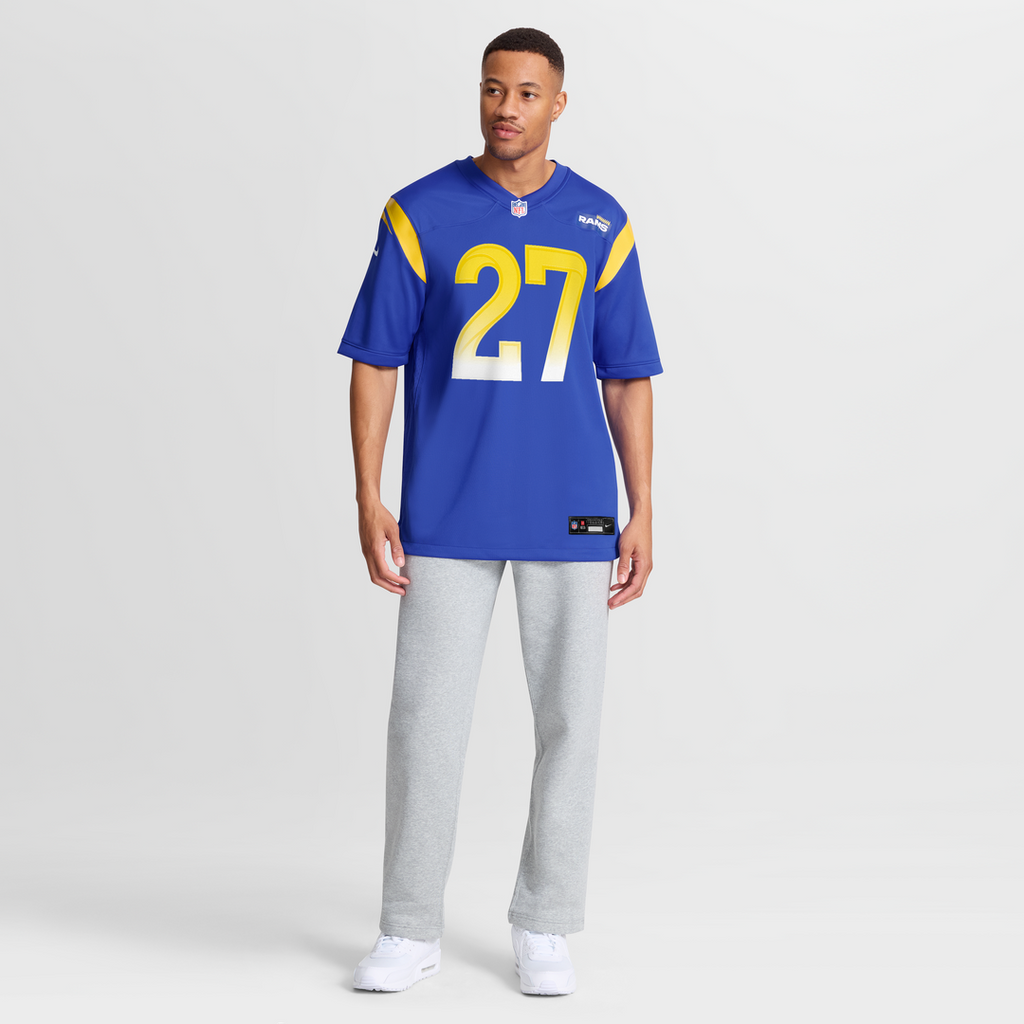 Jarquez Hunter Los Angeles Rams Team Game Jersey - Royal