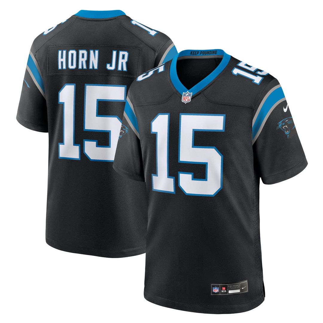 Jimmy Horn Jr Carolina Panthers Team Game Jersey - Black