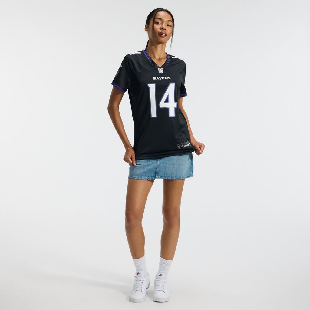 Kyle Hamilton Baltimore Ravens Women's Team Game Jersey - Purple