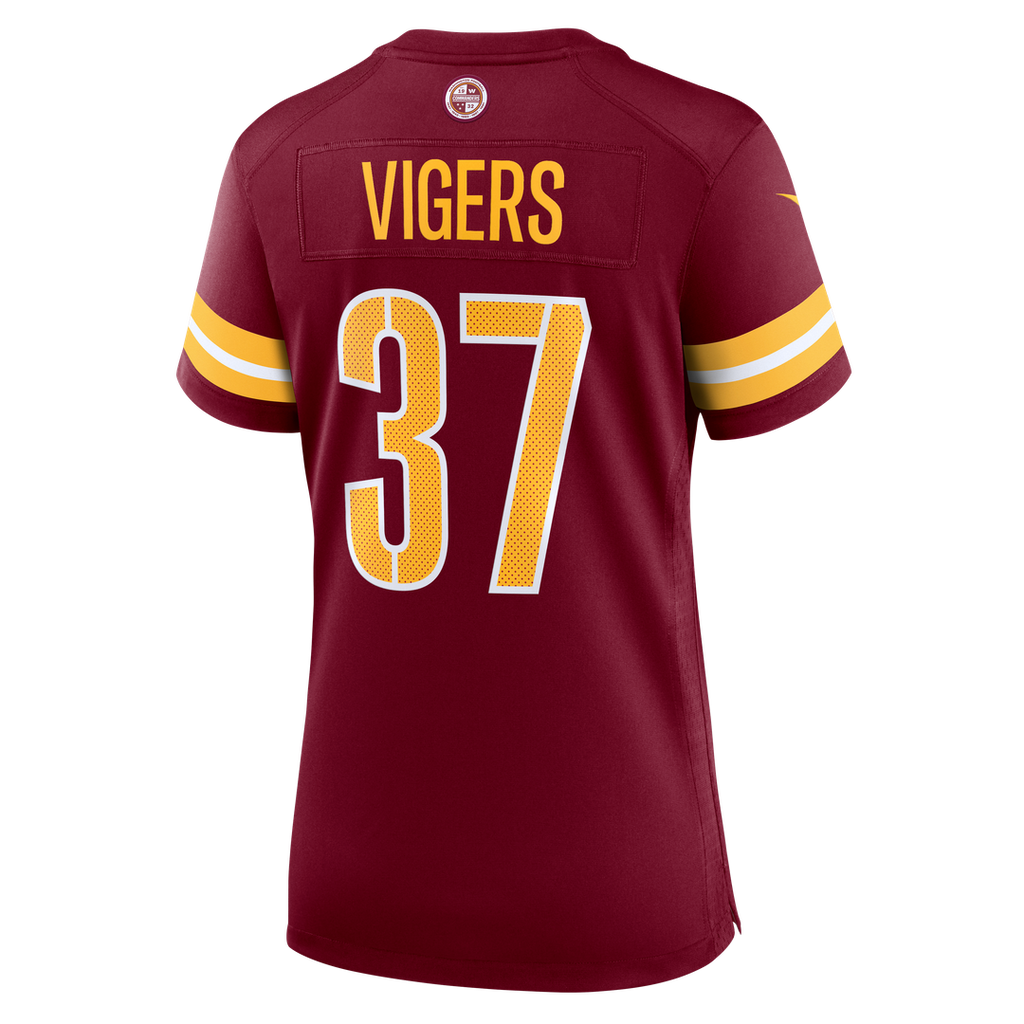 Car'lin Vigers Washington Commanders Women's Team Game Jersey - Burgundy