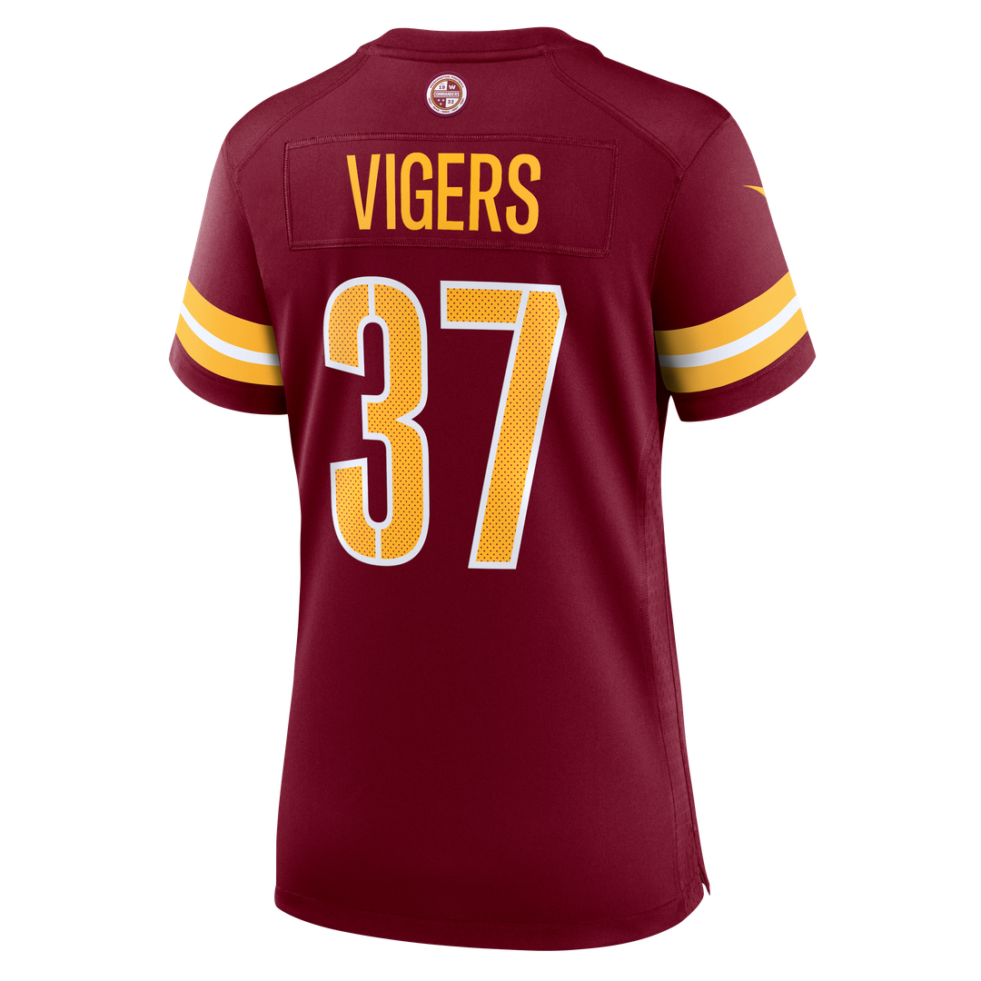 Car'lin Vigers Washington Commanders Women's Team Game Jersey - Burgundy